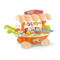 Gem Toys Kids Toy 27 Piece 33cm Rotating BBQ Trolley with Veggie/Fish/Meat/Light/Sound Assorted