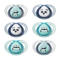 TOMMEE TIPPEE Tommee Tippee Anytime Pacifier 0-6M x 6 in Multi Assorted