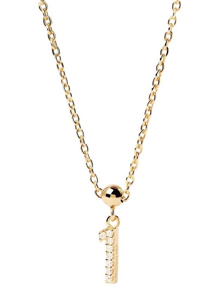 PDPAOLA Number 1 Charm in Gold