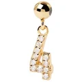 PDPAOLA Number 4 Charm in Gold