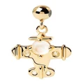 PDPAOLA Plane Charm in Gold