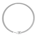 Guess Lock N' Roll Necklace in Silver