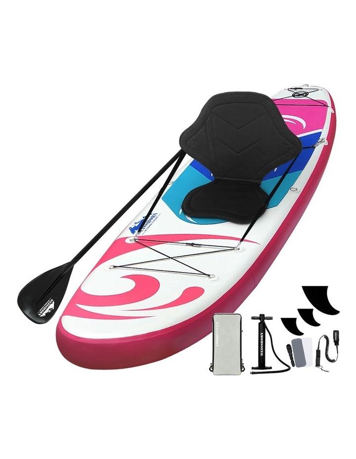 Weisshorn Inflatable Stand Up Paddle Board in White/Pink