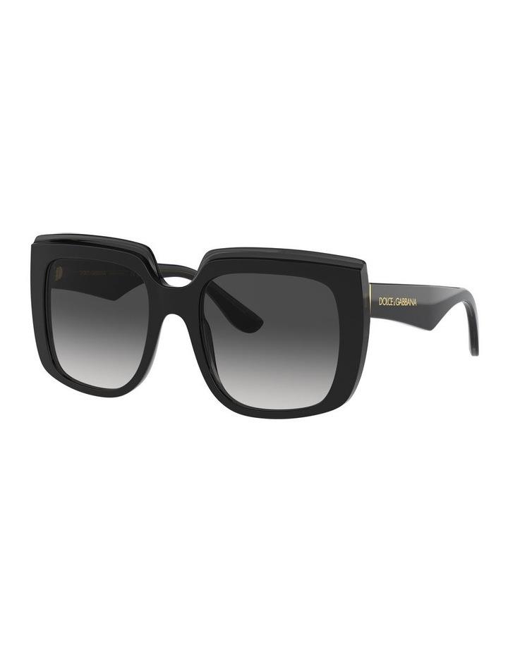 Dolce & Gabbana 0DG4414F Sunglasses in Black On Transparent Black