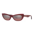 Dolce & Gabbana 0DG4417 Sunglasses in Bordeaux Transparent Red