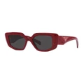Prada 0PR 14ZS Sunglasses in Etruscan Marble Red