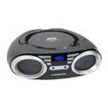 Lenoxx Portable CD Player 4W Speaker with FM Radio & AUX in Black