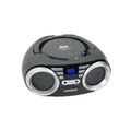 Lenoxx Portable CD Player 4W Speaker with FM Radio & AUX in Black