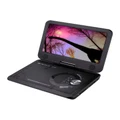 Lenoxx 10.1 Inch Portable DVD Player with 270-Degrees Swivel-Screen & Rechargeable Black