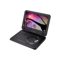 Lenoxx 10.1 Inch Portable DVD Player with 270-Degrees Swivel-Screen & Rechargeable Black