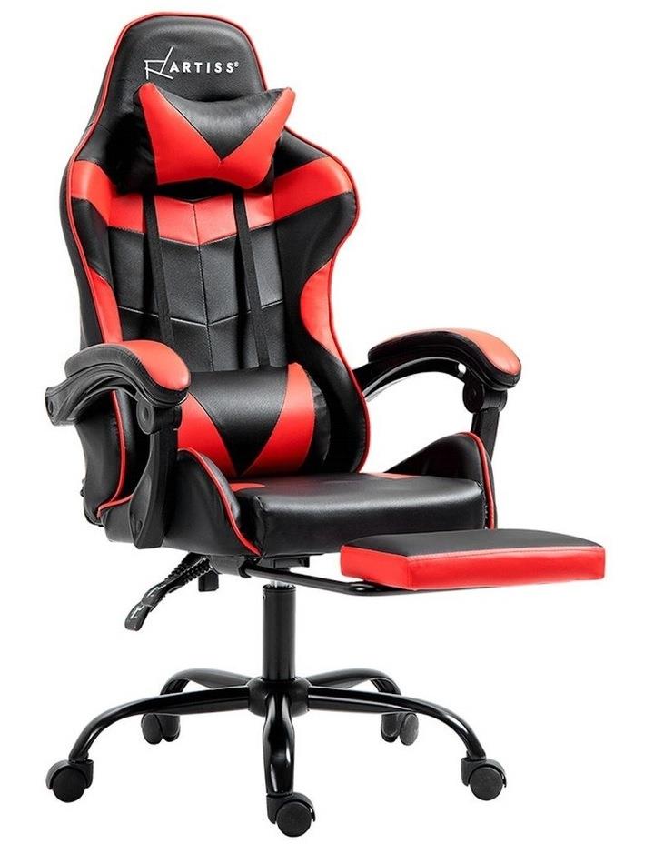 Artiss Comfy Office Chair in Red/Black Red