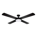 Devanti 52'' Ceiling Fan 4 Blade With Light Remote Control in Black