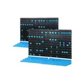 Giantz Tool Storage Rack in Black/Blue