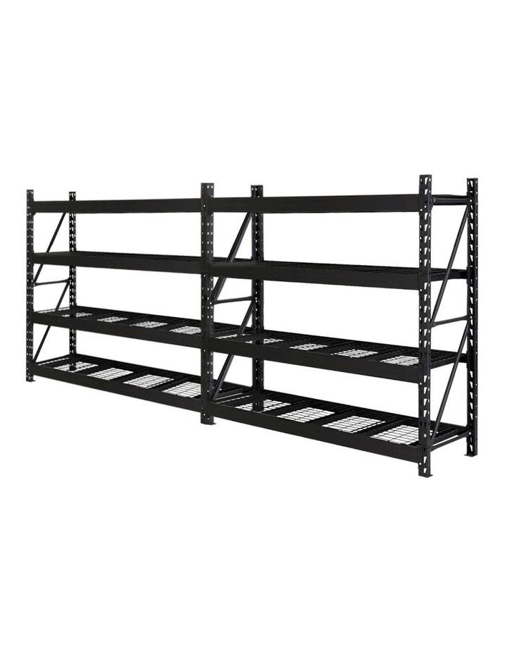 Giantz Garage Shelving 4x2m in Black