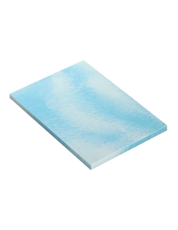 Giselle Bedding Double Memory Foam Mattress Topper 11 Zone 8cm in Blue