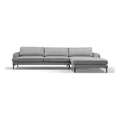 Innovatec Tiana 3 Seater Sofa with Right Chaise in Grey