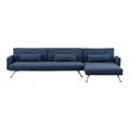 Sarantino Mia 3-seater Sofa Bed in Blue