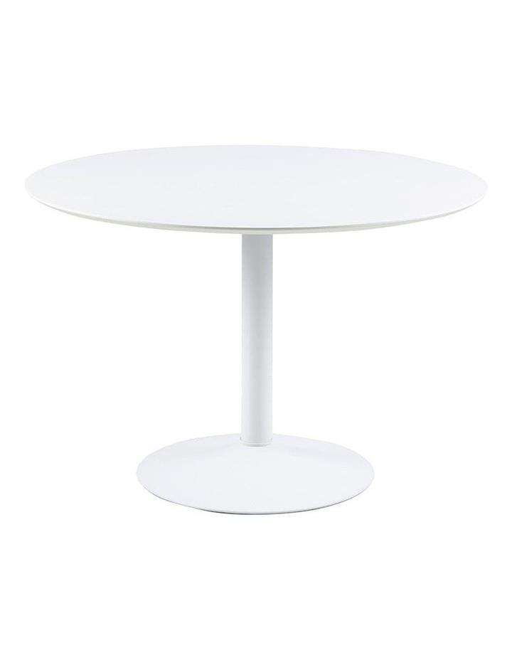 Innovatec Titan Round Dining Table 110cm in White