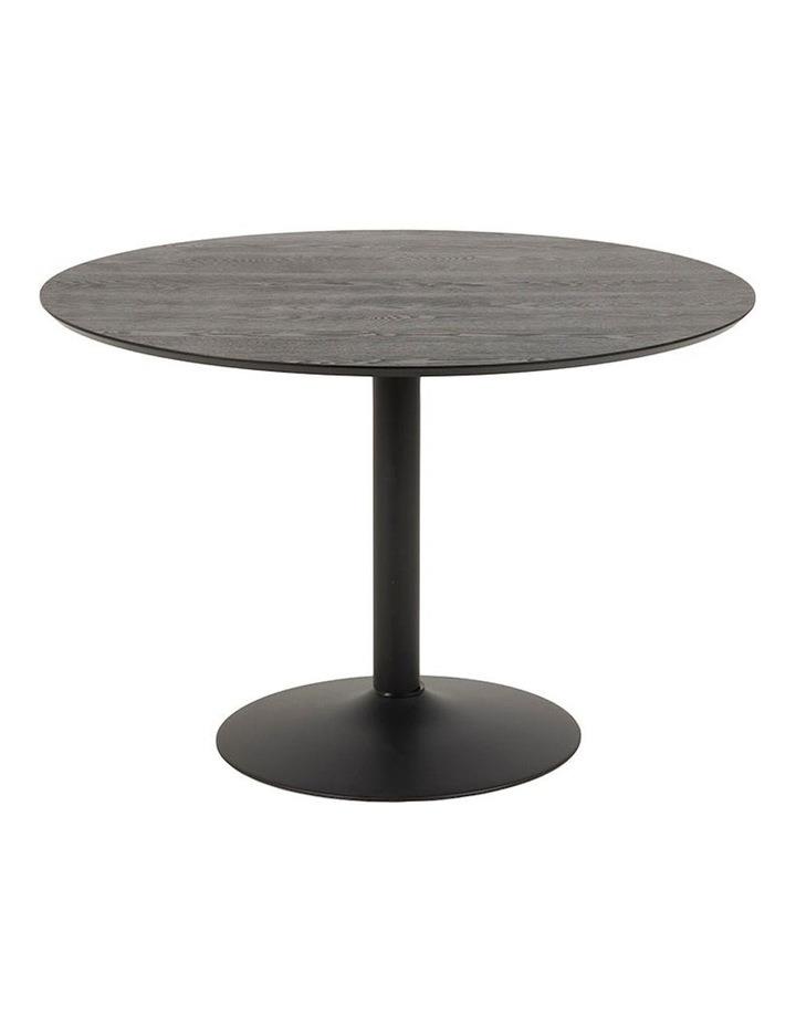 Innovatec Titan Round Dining Table 110cm in Black