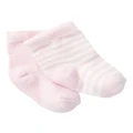 Bonds Baby Classics Sweet Socks 2 Pack in Pink Bootee Pink 000