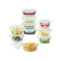 The Cooks Collective Storage Set with Clip Top 10 Piece in Clear