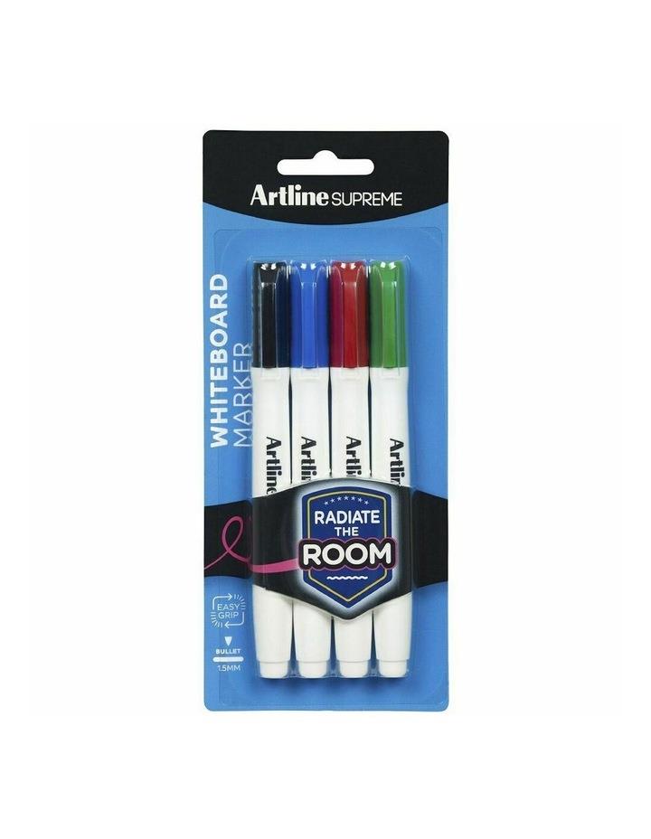 Artline Supreme Whiteboard Markers 4 Pack in Multi Assorted