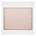 Vue Abstract Wall Art 92.6x92.6x4.3cm in Pink