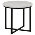 Cooper & Co Rupert Terrazzo Small Side Table 45cm in Grey
