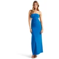 Forever New Jaclyn Open Back Bodycon Gown in Blue Azure 10