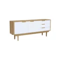 Modern Furniture Nakula Sideboard 180cm in Natural/White