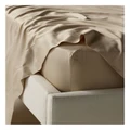 Heritage Diana 400TC Egyptian Cotton Sateen Sheet Separates in Champagne Standard Pillowcase Pair