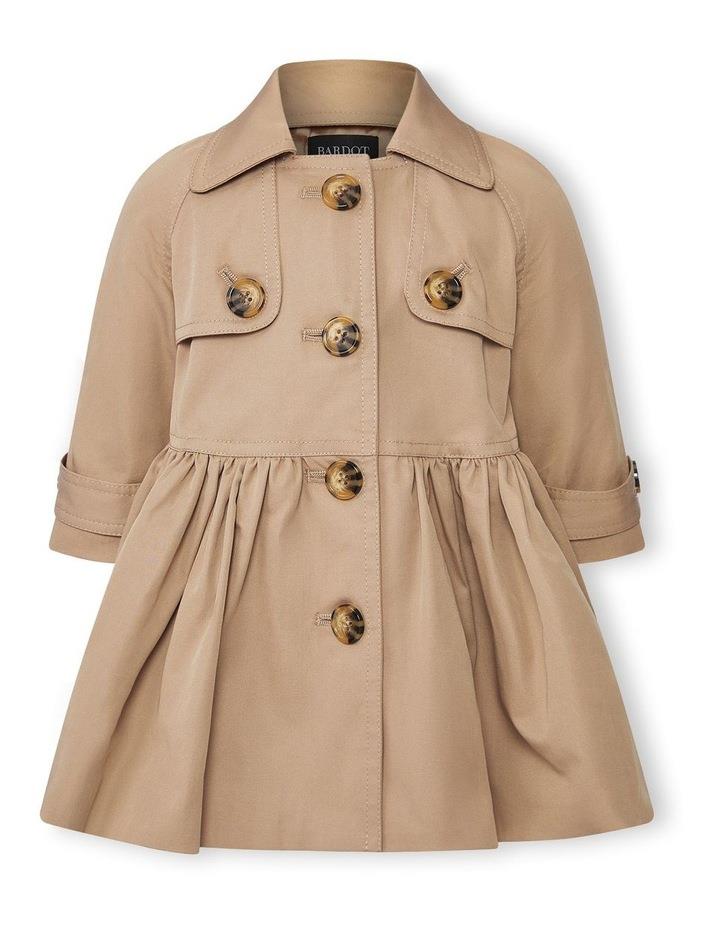 Bardot Junior Mia Classic Trench in Tan Beige 0-3 Months