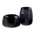 Linen House Indiana Vases In Black Medium