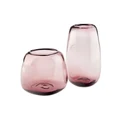 Linen House Indiana Vases In Dusk Purple Large