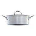 Circulon SteelShield S-Series Nonstick Covered Saucepot 22cm/3.8L in Stainless Steel Silver