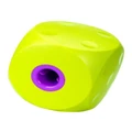 Kruuse Buster Food Cube Interactive Treat Dispensing Mini Dog Toy in Lime
