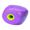Kruuse Buster Food Cube Interactive Treat Dispensing Mini Dog Toy in Purple