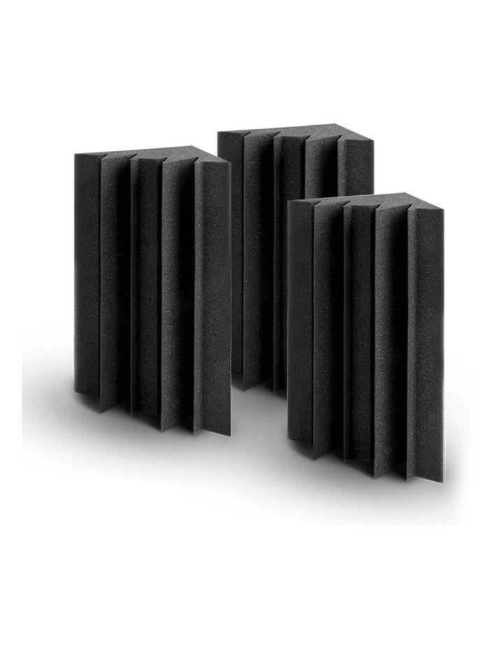 Alpha 20pcs Studio Acoustic Foam Corner Bass Trap Sound Absorption in Black