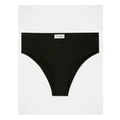 Tommy Hilfiger Essentials High Rise Tanga in Black S