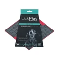 Lickimat Slow Food Mat for Dogs in Red