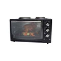 HEALTHY CHOICE Portable Oven with Rotisserie Cooking in Black