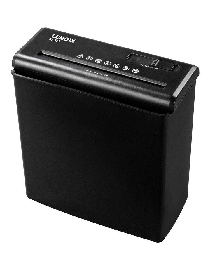 Lenoxx Home & Office Paper Shredder in Black