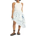 Sass & Bide Reach For The Sky Asymmetrical Layered Skirt in Washed Indigo 4