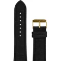 Mon Choux Cork Leather Vegan Watch Strap 18mm in Gold/Black
