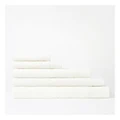 Vue Organic Towel Range in White Bath Mat