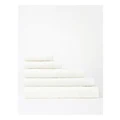 Vue Organic Towel Range in White Bath Mat