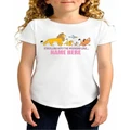 TWIDLA Personalised T-Shirts Lion King Strolling Into The Weekend Personalised Cotton T-Shirt in White 2