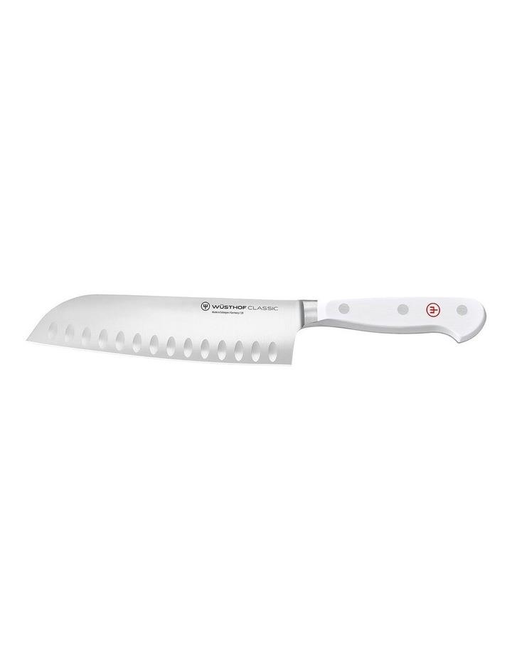 Wusthof Classic Santoku Knife 17cm in White