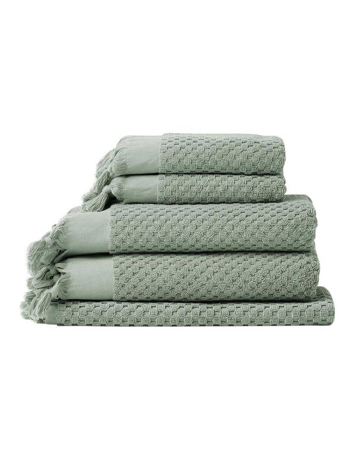 Aura Home Milos Bath Towel Set in Sage
