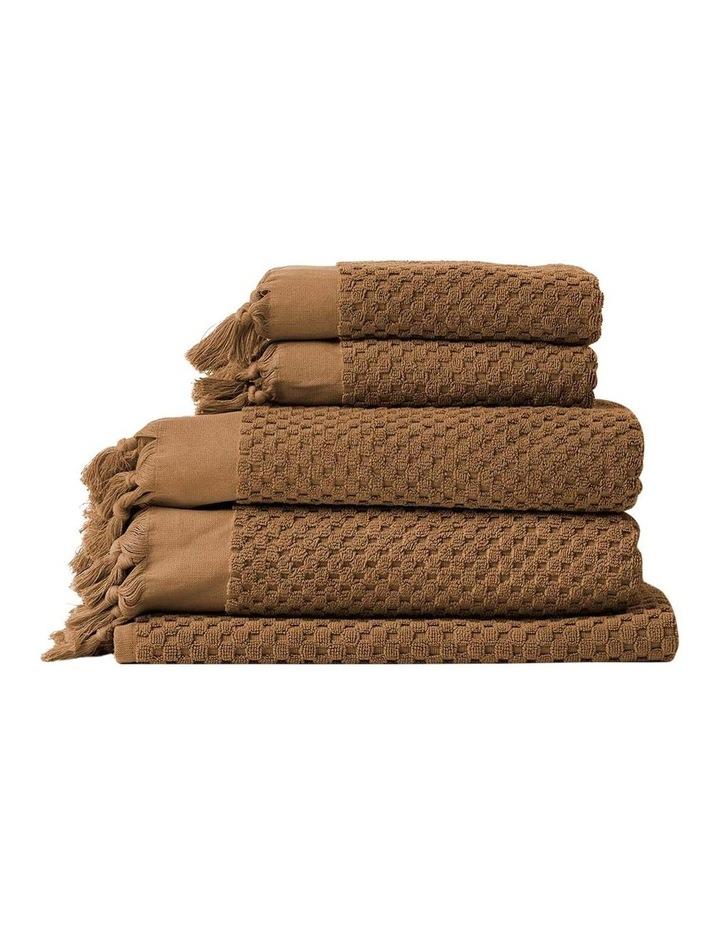Aura Home Milos Bath Towel Set in Caramel Towel Set